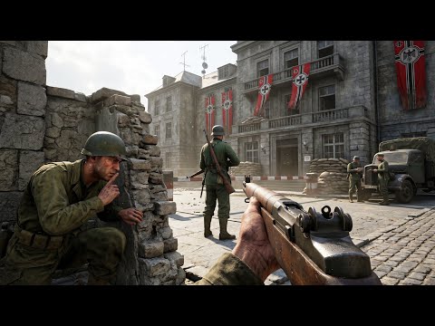 Call of Duty WWII (PS5) Behind Enemy Lines – Tactical Espionage Gameplay 4K 60FPS