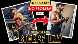 Biceps Day - Resistance Band Complete Gym Workout Part 3 Of 7 Fitness My Life