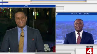 Local 4's Evrod Cassimy catches up with Craig Melvin