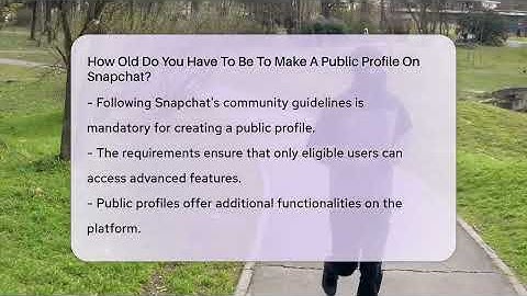 How Old Do You Have To Be To Make A Public Profile On Snapchat? - Everyday-Networking