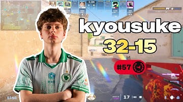 💀 KYOUSUKE 32-15 POV: FACEIT DESTRUCTION (Dust2) | 4221 ELO