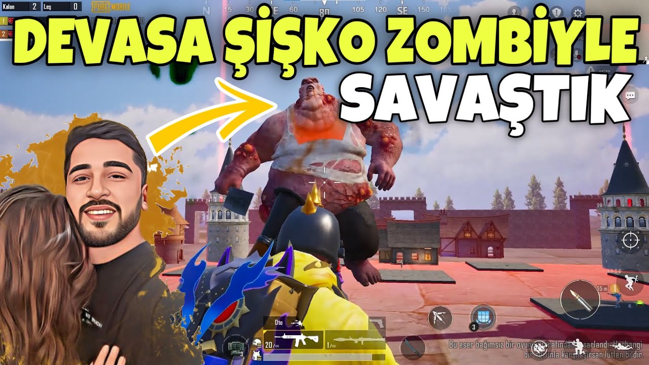 OHA DEVASA BÜYÜK ŞİŞKO ZOMBİYLE SAVAŞTIK! 100 TANE RPG ATTIK ÖLMEDİ!