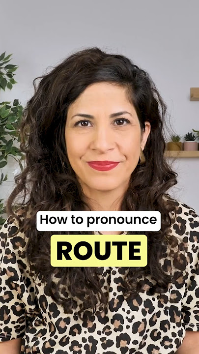 How to pronounce 'route'