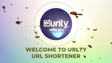 Urlty URL Shortener Intro