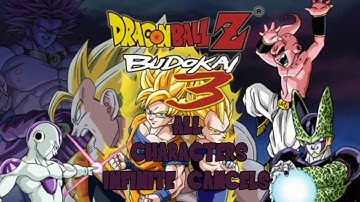 DBZ Budokai 3 HD (PS3) - Infinite Exhibition All Characters