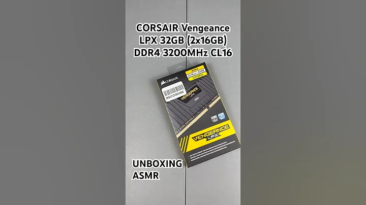 CORSAIR Vengeance LPX 32GB (2x16GB) DDR4 3200MHz CL16 Unboxing ASMR #shorts #unboxing #asmr #pc #ram