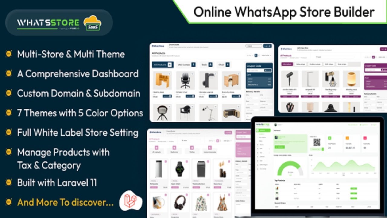 WhatsStore SaaS Online WhatsApp Store Builder