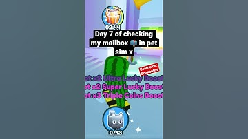 Day 7 of checking my mailbox in pet sim x #foryou #blowingup #petsimx #roblox  #fypシ