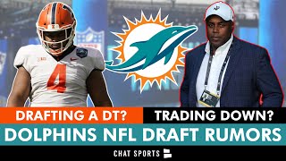 Dolphins Rumors: Taking A DT In 2024 NFL Draft? Trade Rumors On Moving Down? Draft Amarius Mims?