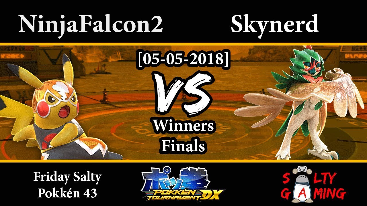 [2018-05-05] Pokkén - NinjaFalcon2 (Pikachu Libre) vs Skynerd (Decidueye) WF