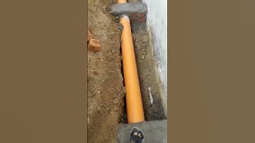 drainage pipe line fitting #plumbing #bathroom #drain