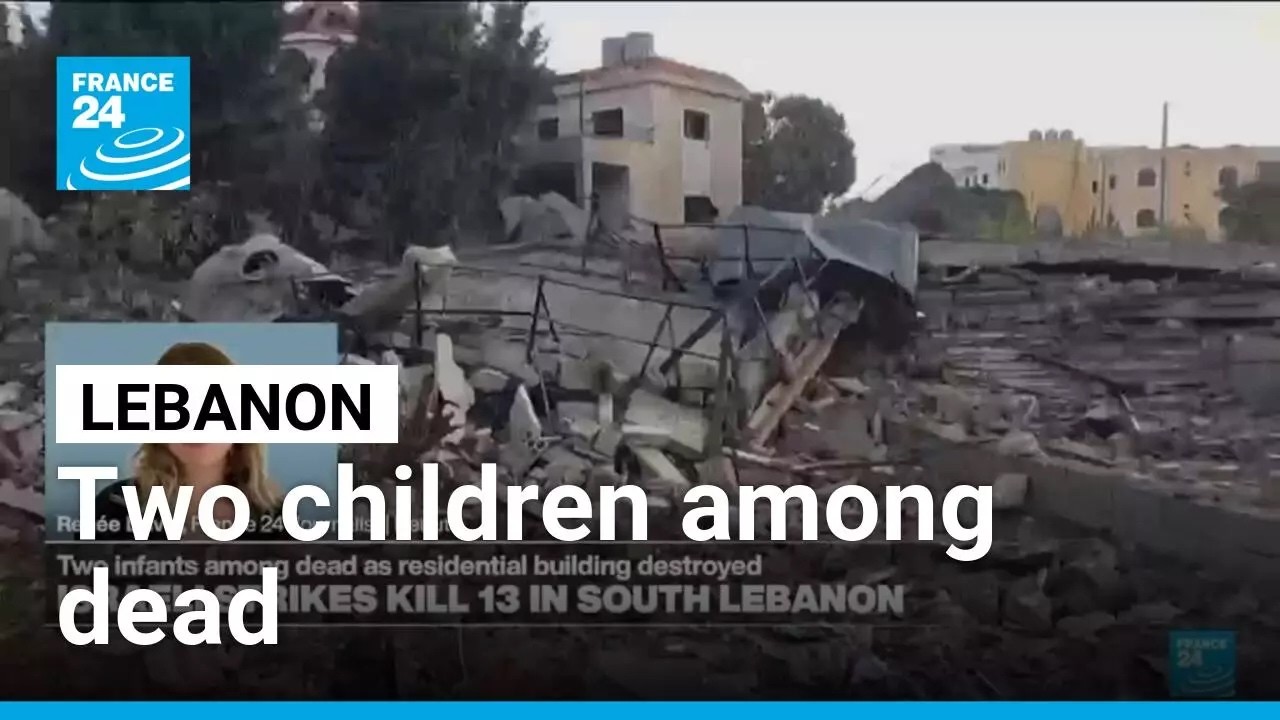Two children among dead in Israeli strikes on Lebanon • FRANCE 24 English