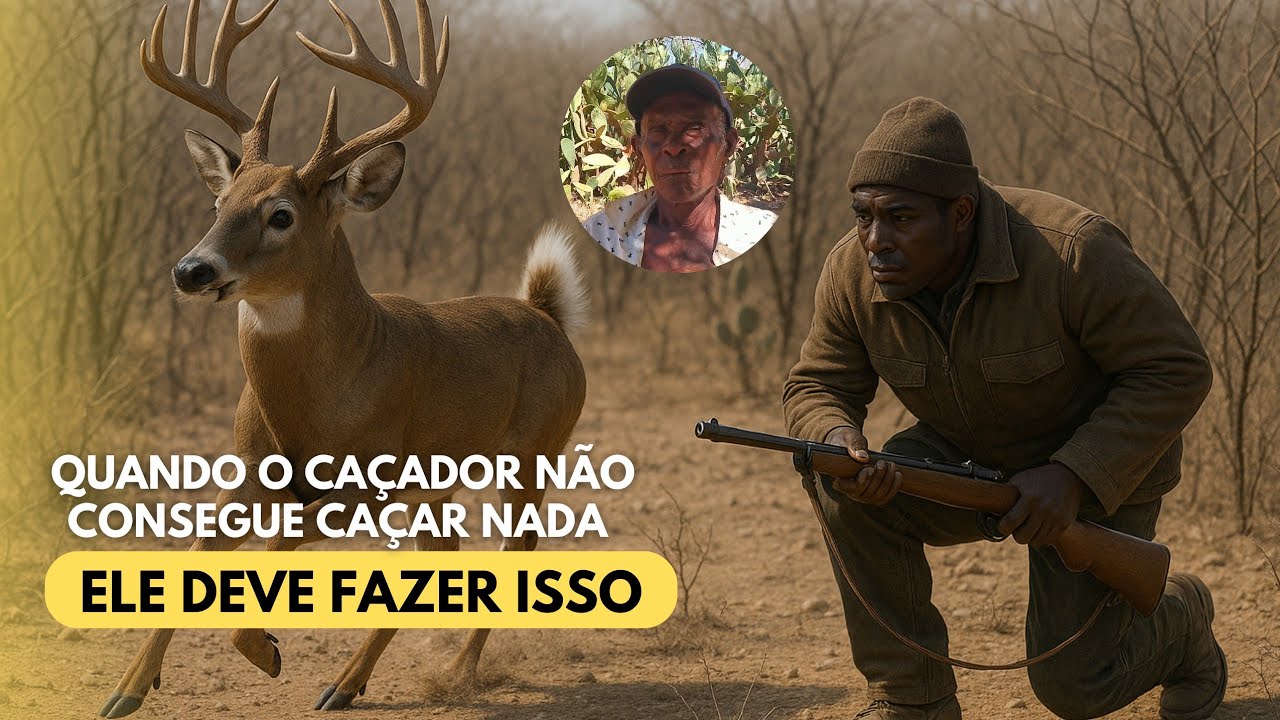 O que o caçador deve fazer quando não consegue mais caçar nada?  #causo #caçada #VéiDico