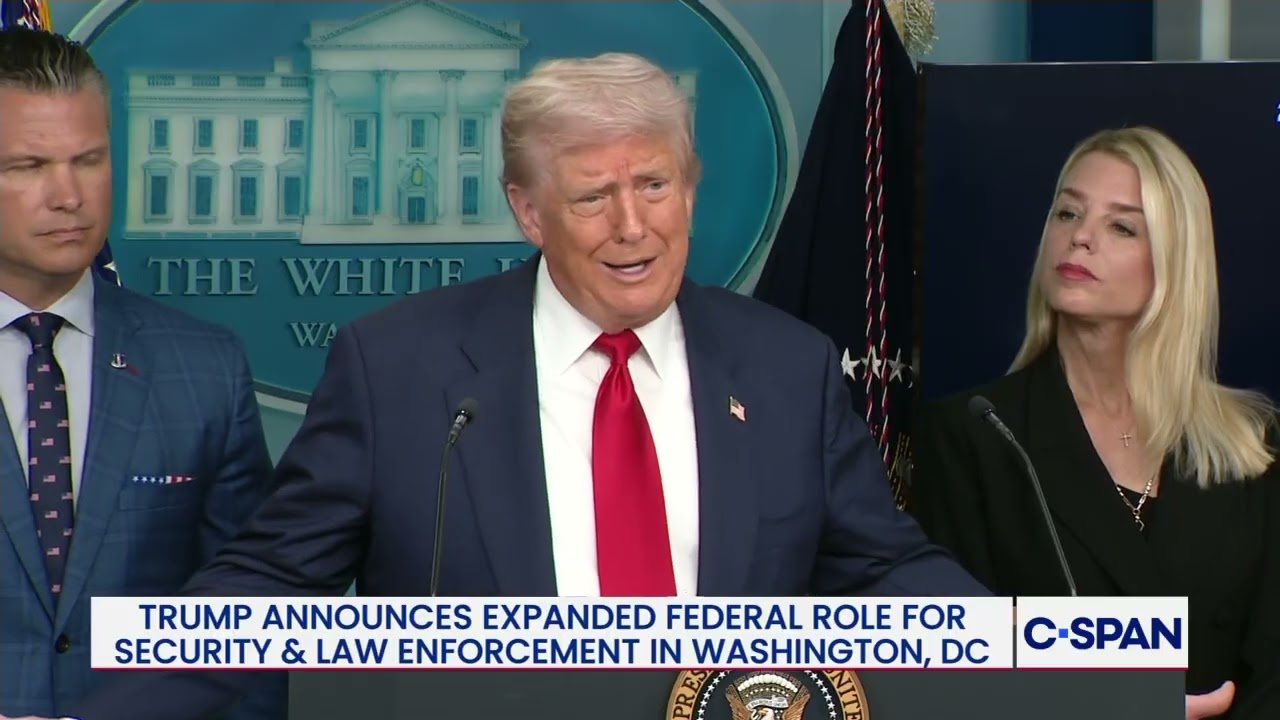 President Trump Announces Expanded Role for Security & Law Enforcement in Washington, DC