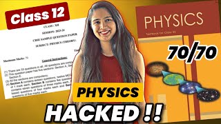 How to Score 70/70 in Class 12 Physics | Complete Strategy for CBSE 2026 Boards