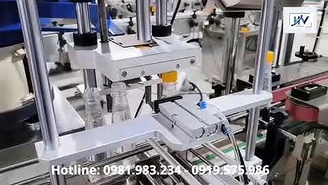 Dây chuyền Chiết Rót Cấp Nắp và Xoay Nắp Tự Động