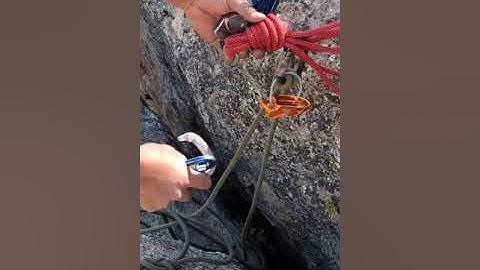 Setting up Anchors/Belay Station