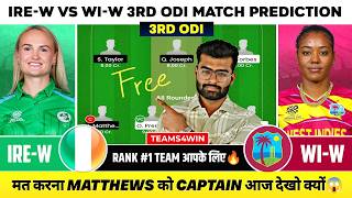 IRE-W vs WI-W Dream11 Team, IRE W vs WI W Dream11 Prediction, Ireland vs West Indies ODIToday screenshot 1