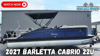 New 2027 Barletta Cabrio 22U 22 ft. Pontoon Boat For Sale In Mooresville, NC: Walkaround and Review