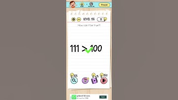 Brain Test Level 155 Answer - How Can It Be True