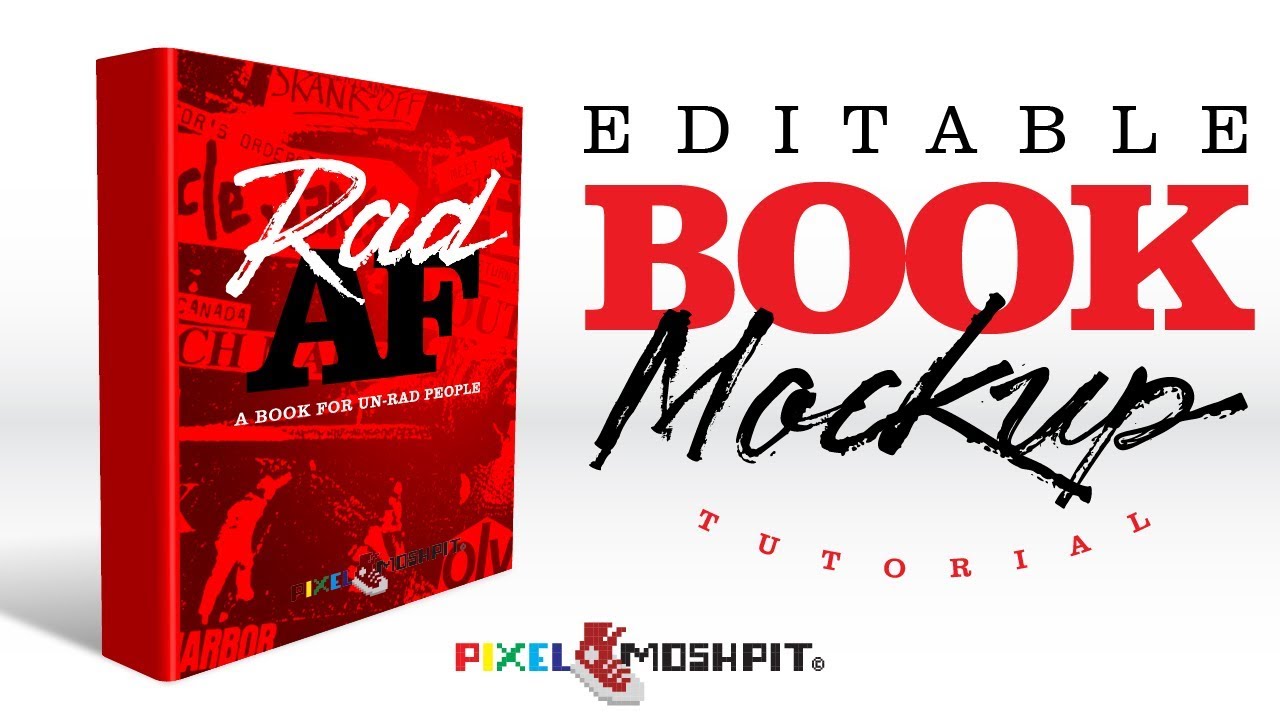 Download Adobe Illustrator - Editable Book Mockup Tutorial - YouTube