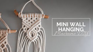 Macramé mini wall hanging. Macrame pennant pattern for wall hanging Net Worth