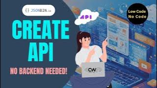 Create an API with JSON Bin (No Backend Language Required) | No Code API |  CodeWord