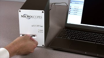 Inserting a Slide into the uScopeMXII