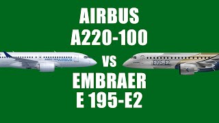 Airbus A220 vs Embraer E195 E2