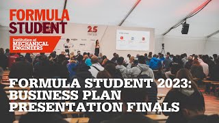 Formula Student 2023 - Business Plan Presentation Finals