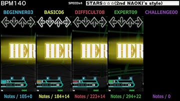 DDR / STARS☆☆☆(2nd NAOKI