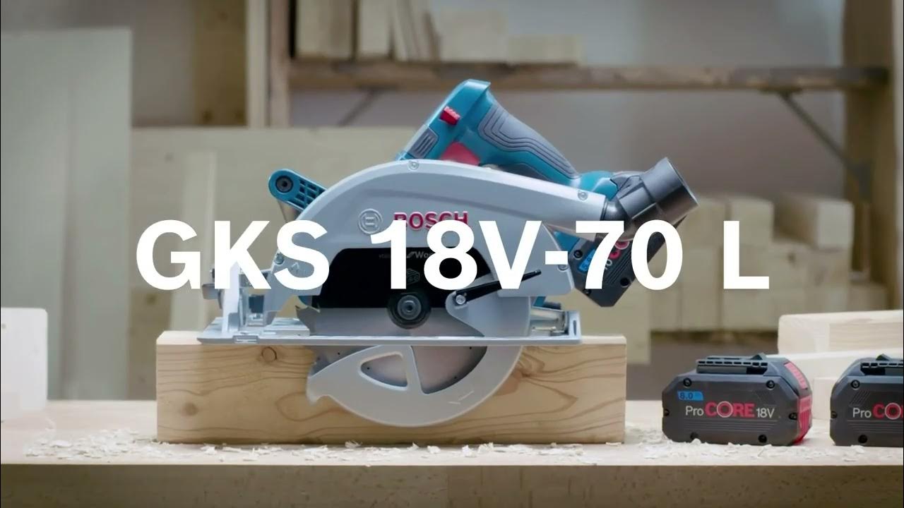 GKS 18V70 L Professional Cordless Circular Saw Screwfix YouTube