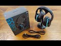 Logitech G935 BEST WIRELESS GAMING HEADSET Unboxing and Complete Setup