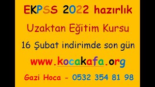 Ekpss Öğretmen Atama Sonuçlarını Değerlendiriyoruz. .Kocakafada Indirim 16 Şubatta Son.
