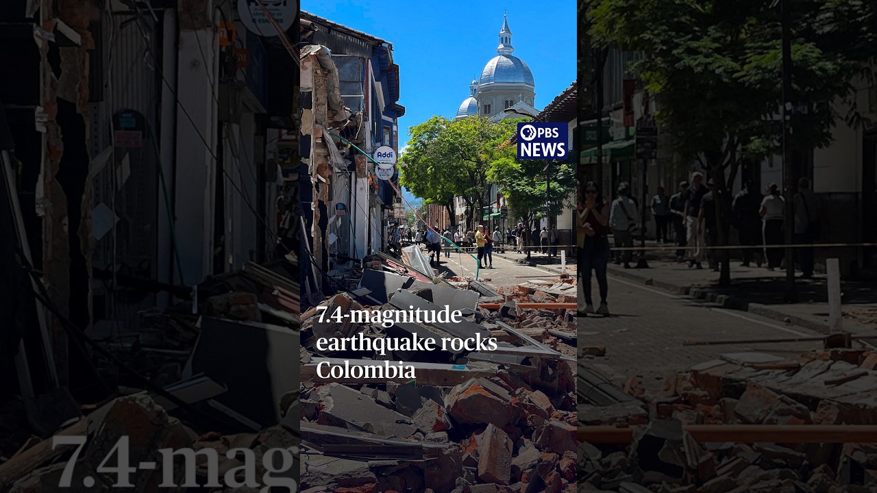 7.4-magnitude earthquake rocks Colombia