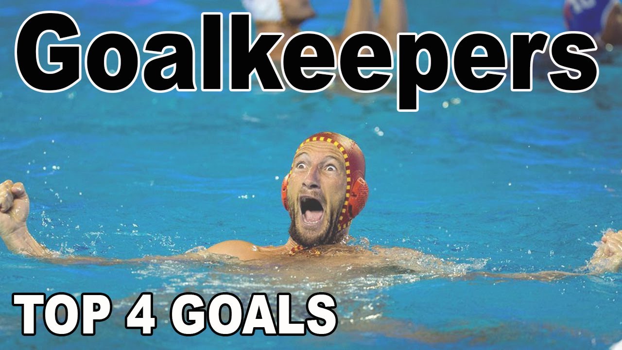 Top 4 Water polo Goalie Goals YouTube