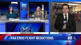 FAA ends flight reductions