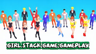 Girl Stack Game multiple Gameplay @monchinghagus   screenshot 3
