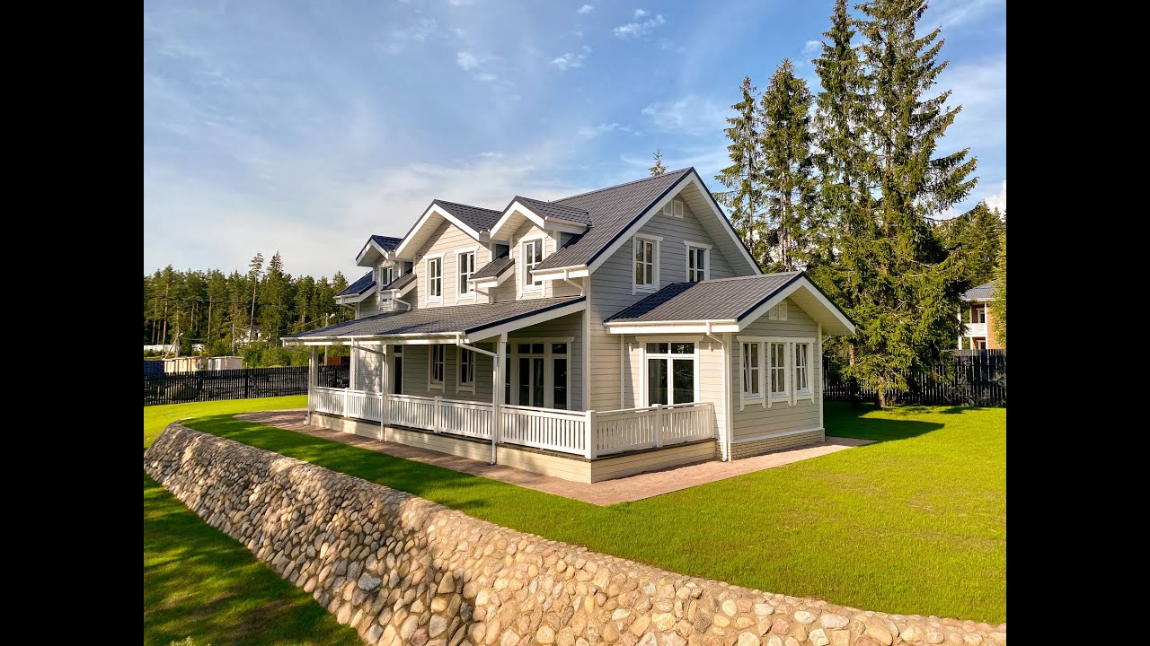 ПРОДАЕТСЯ 2-ЭТАЖНЫЙ ДОМ 263 м2 В КОТТЕДЖНОМ ПОСЕЛКЕ В ЛЕНИНГРАДСКОЙ ОБЛАСТИ, ВЫБОРГСКИЙ РАЙОН