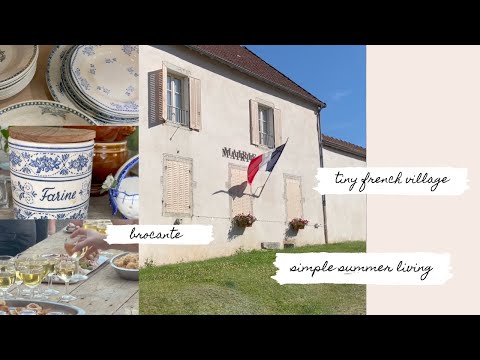 Simple french village summer living (+ brocante shopping)