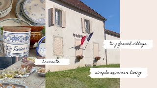 Simple french village summer living (+ brocante shopping)