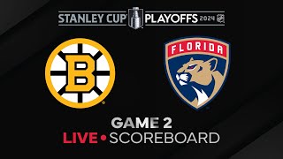 Live Updates: Boston Bruins @ Florida Panthers | Game 2 Scoreboard screenshot 1