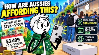 How are Australians affording the $3,000 iPhone Duo on average salaries