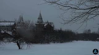 A Silent Night in the Snow Castle ❄️ Calm Winter Ambience to Fall Asleep Fast
