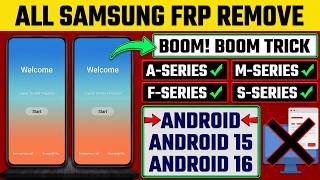 Latest Samsung FRP Bypass 2026| Android 15/16 | AMFS Series| New Trick | 100% Working