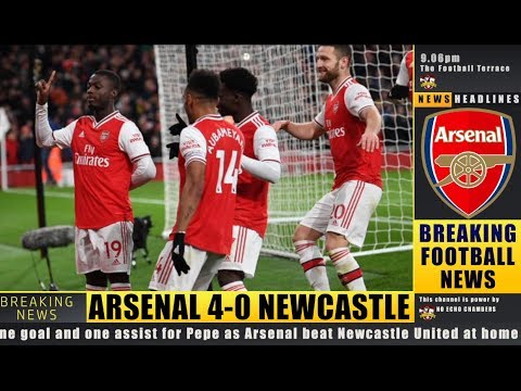 Arsenal on FIRE | Arsenal 4-0 Newcastle United All The Goals