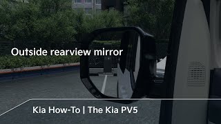 Outside Rearview Mirror The Kia Pv5