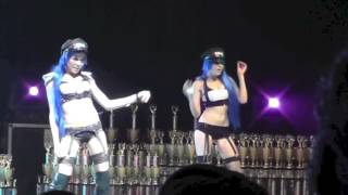 Dancing Asian California Babes At Car Show