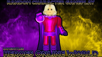 (voice) Heroes: Online World Random Character Gameplay | #roblox #heroesonlineworld