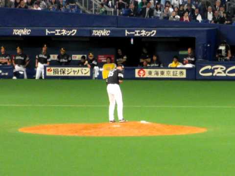 2011/11/15 日本選手権第3戦 中日対ソフトバンク 9回裏ブランコ